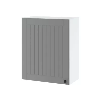 LESJA Oberschrank mit Abtropffläche - Breite 60 cm, grau/weiß
