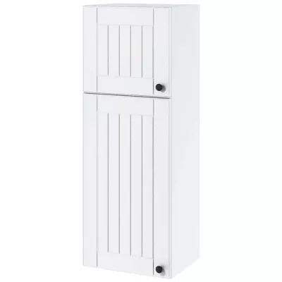 Hängeschrank LESJA mit zwei Türen - Breite 40 cm, weiß