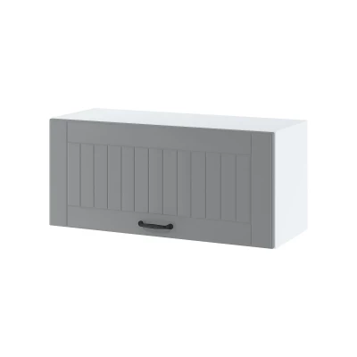 Küchenwandschrank LESJA - Breite 80 cm, grau/weiß