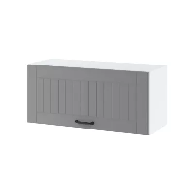 Küchenwandschrank LESJA - Breite 80 cm, grau/weiß