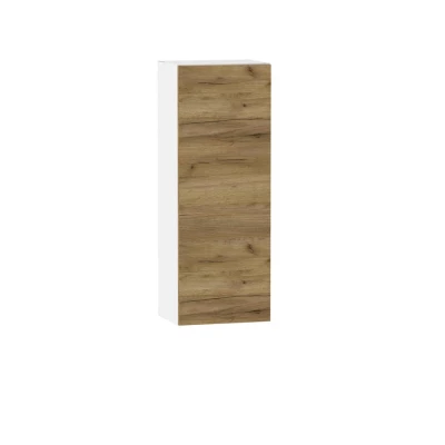 ADAMA Küchenschrank mit Regal - Breite 45 cm, Craft Eiche Gold/Weiß