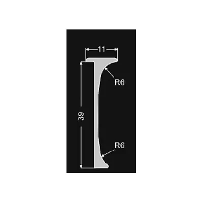 Eckverbindungsleiste EINHEIT 1 - 60 cm, silber
