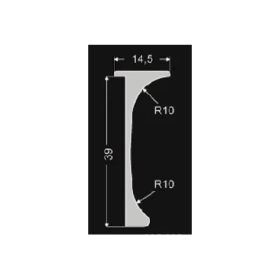 Eckverbindungsleiste EINHEIT 5 - 60 cm, silber