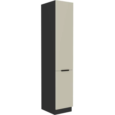 AGAFIJA Küchenschrank – Breite 40 cm, Kaschmir/Schwarz