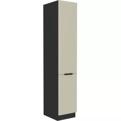 AGAFIJA Küchenschrank – Breite 40 cm, Kaschmir/Schwarz