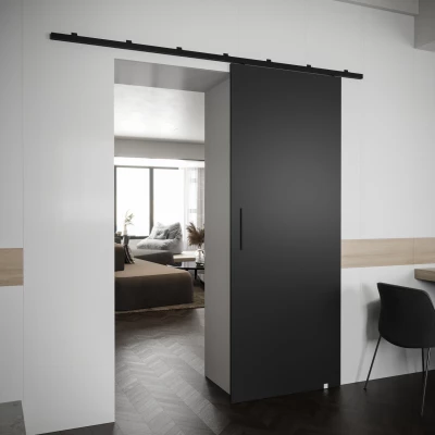 Schiebetür PERDITA 1 - 80 cm, schwarz