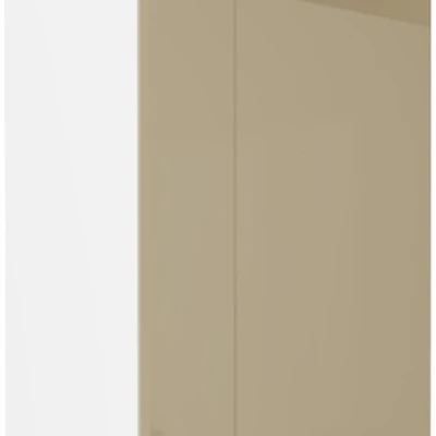 Hoher Hängeschrank LAJLA – Breite 40 cm, Cappuccino/Weiß