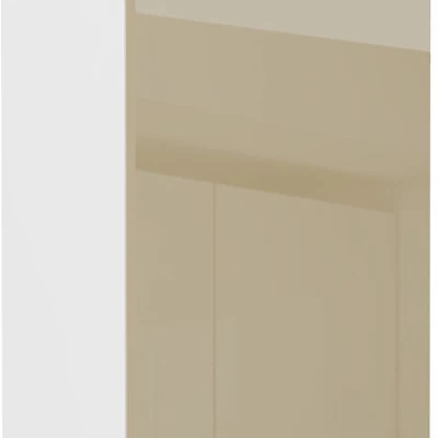 Hängehochschrank LAJLA - Breite 45 cm, Cappuccino/Weiß