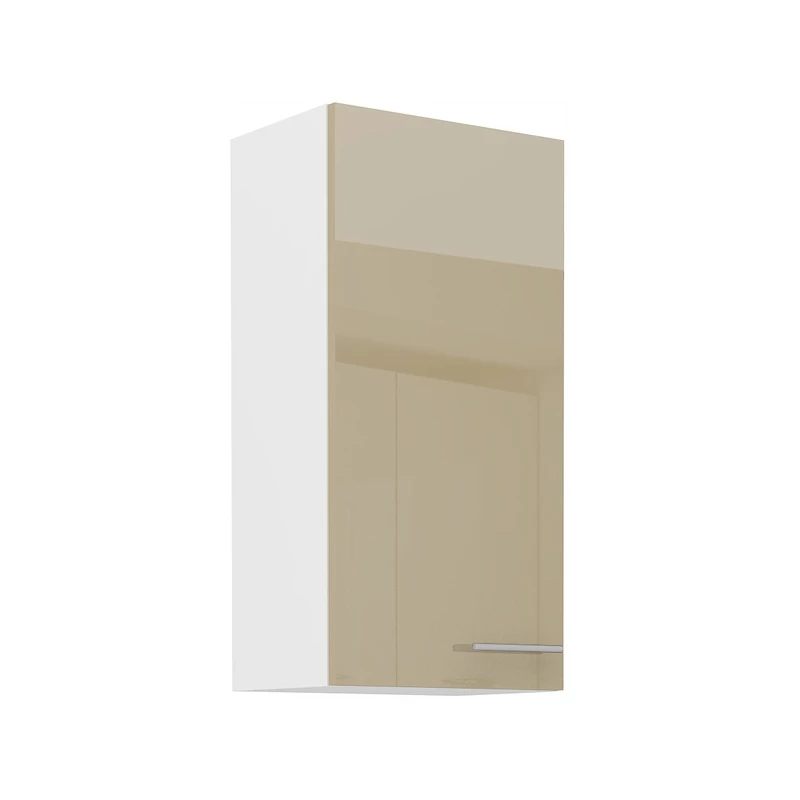 Hängehochschrank LAJLA - Breite 45 cm, Cappuccino/Weiß