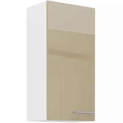 Hängehochschrank LAJLA - Breite 45 cm, Cappuccino/Weiß