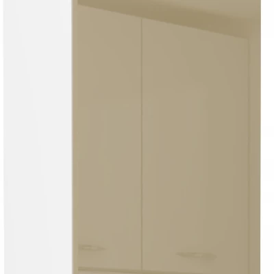 Hängehochschrank LAJLA - Breite 50 cm, Cappuccino/Weiß