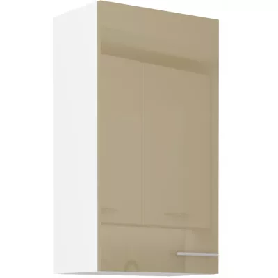 Hängehochschrank LAJLA - Breite 50 cm, Cappuccino/Weiß