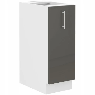 Auszugschrank LAJLA - Breite 30 cm, grau/weiß