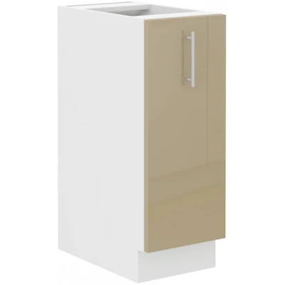Auszugschrank LAJLA - Breite 30 cm, Cappuccino/Weiß