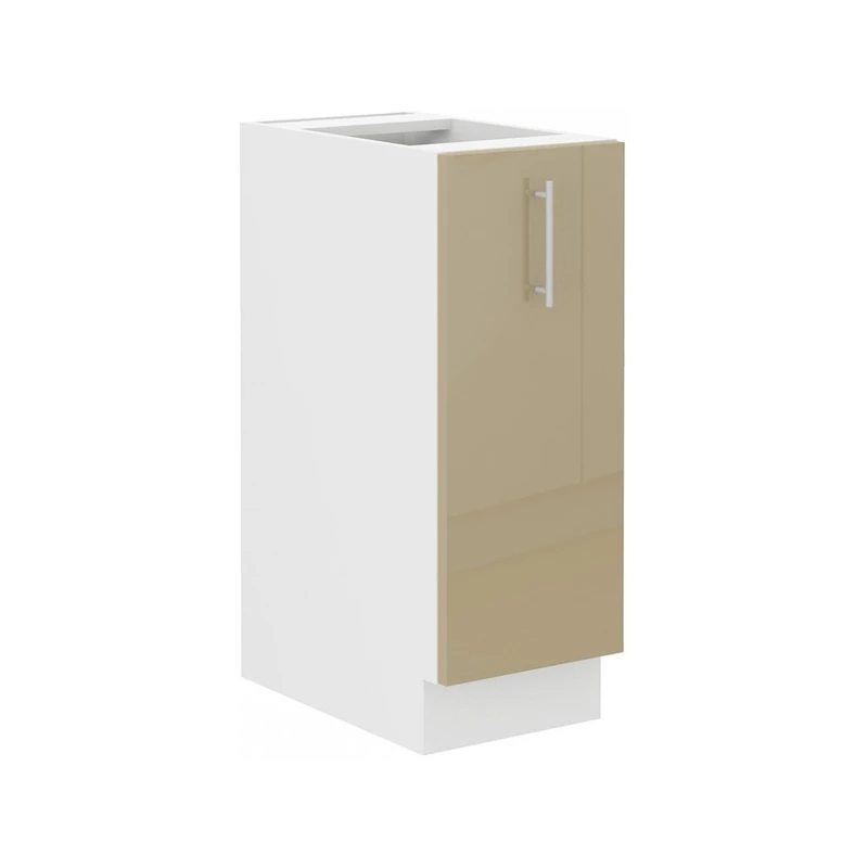 Auszugschrank LAJLA - Breite 30 cm, Cappuccino/Weiß
