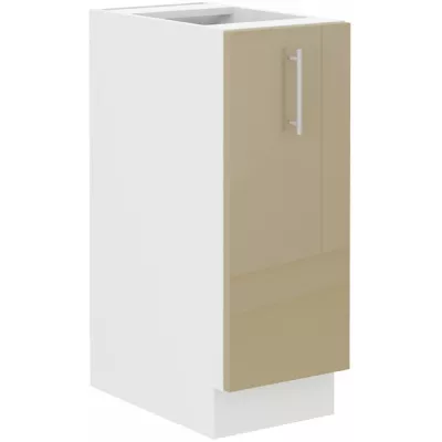 Auszugschrank LAJLA - Breite 30 cm, Cappuccino/Weiß