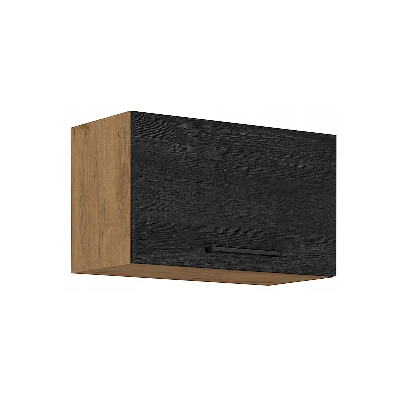 VANYA Dunstabzugshaube - Breite 80 cm, dunkles Holz / Lancelot-Eiche