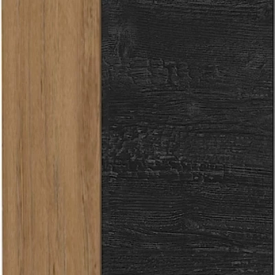 Küchenoberschrank VANYA - Breite 30 cm, dunkles Holz / Lancelot-Eiche