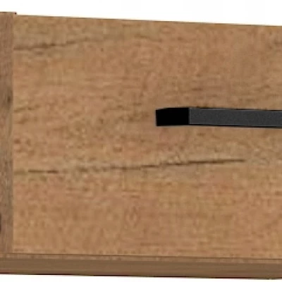 VANYA Schubladenschrank - Breite 40 cm, Lancelot-Eiche, schwarzer Griff