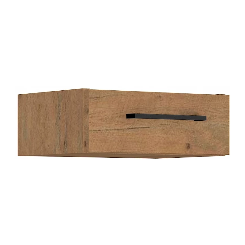 VANYA Schubladenschrank - Breite 40 cm, Lancelot-Eiche, schwarzer Griff