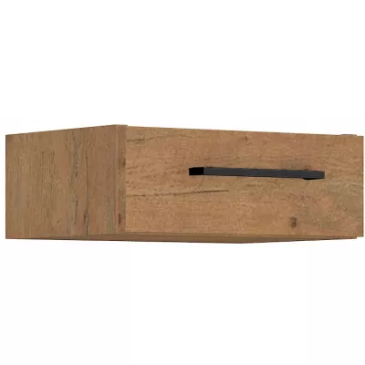 VANYA Schubladenschrank - Breite 40 cm, Lancelot-Eiche, schwarzer Griff