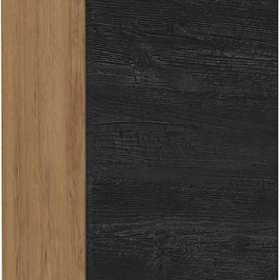 Küchenoberschrank VANYA - Breite 40 cm, dunkles Holz / Lancelot-Eiche