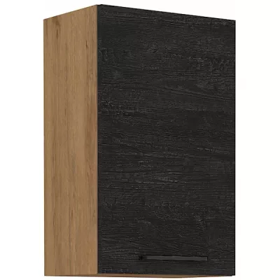 Küchenoberschrank VANYA - Breite 45 cm, dunkles Holz / Lancelot-Eiche
