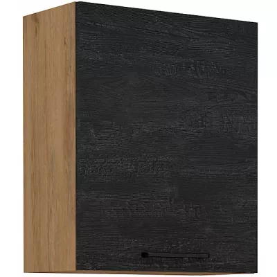 Küchenoberschrank VANYA - Breite 60 cm, dunkles Holz / Lancelot-Eiche