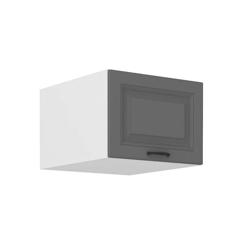 Oberschrank mit Flügeltüren SOPHIA - Breite 50 cm, grau/weiß