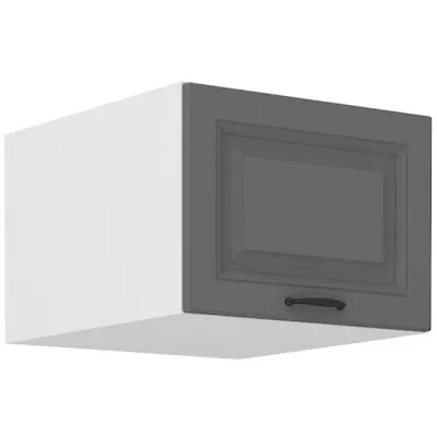 Oberschrank mit Flügeltüren SOPHIA - Breite 50 cm, grau/weiß