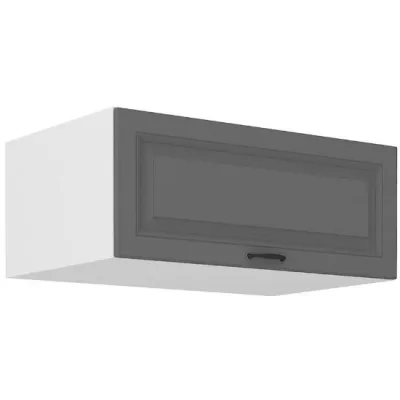 Tiefe Dunstabzugshaube SOPHIA - Breite 80 cm, grau/weiß