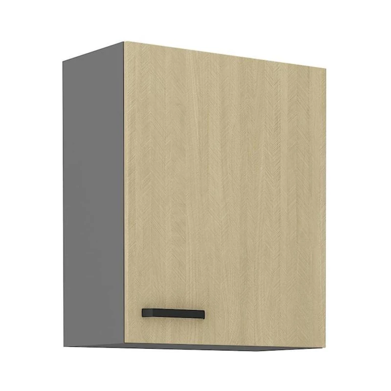Küchenoberschrank MYRIAM – Breite 60 cm, gemustert/anthrazit