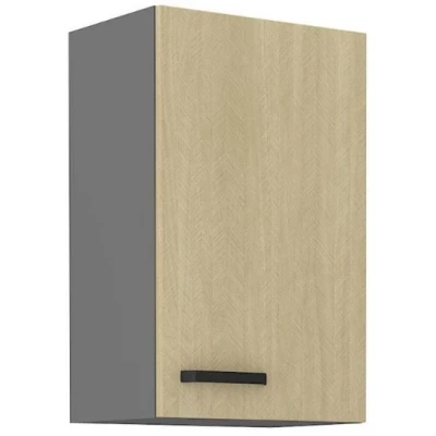 Küchenoberschrank MYRIAM – Breite 45 cm, gemustert/anthrazit