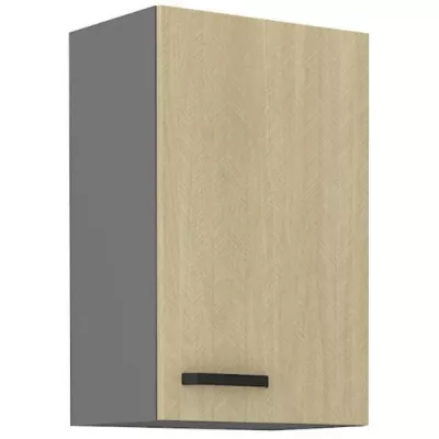 Küchenoberschrank MYRIAM – Breite 45 cm, gemustert/anthrazit