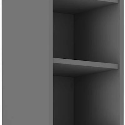 Offener Hochschrank MYRIAM - Breite 30 cm, anthrazit