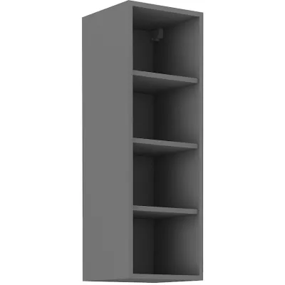 Offener Hochschrank MYRIAM - Breite 30 cm, anthrazit