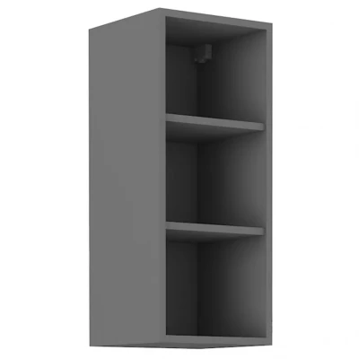Offener Oberschrank MYRIAM - Breite 30 cm, anthrazit