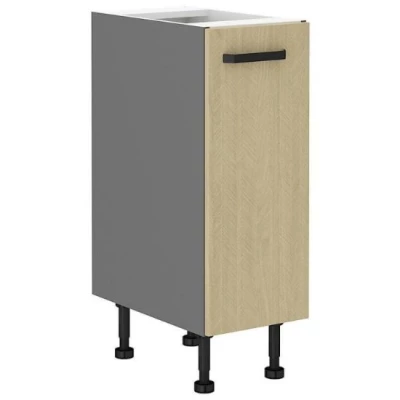 MYRIAM Auszugschrank - Breite 30 cm, gemustert/anthrazit