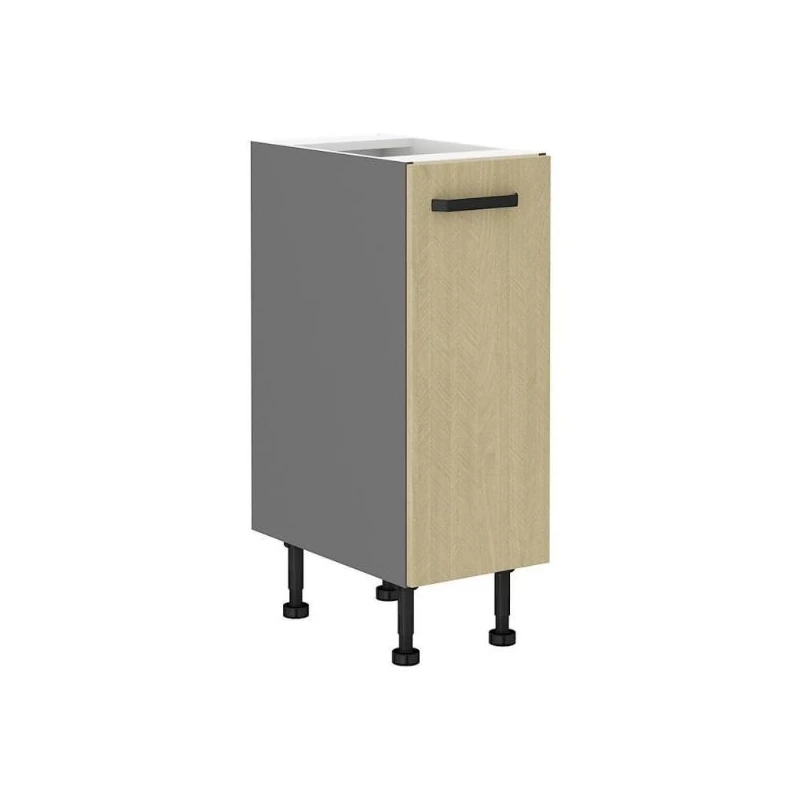 MYRIAM Auszugschrank - Breite 30 cm, gemustert/anthrazit
