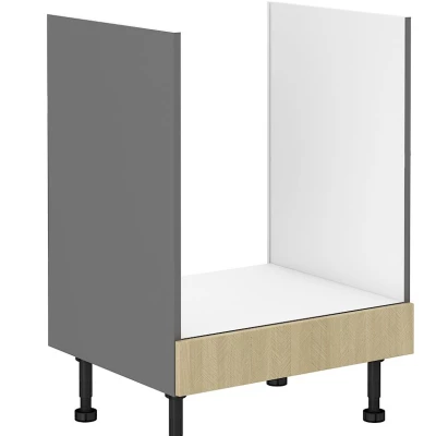 MYRIAM Herdumbau - Breite 60 cm, gemustert/anthrazit