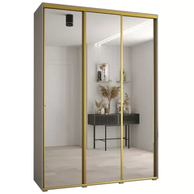 Kleiderschrank INDIRA 2 - 170/45 cm, Kaschmir/Gold
