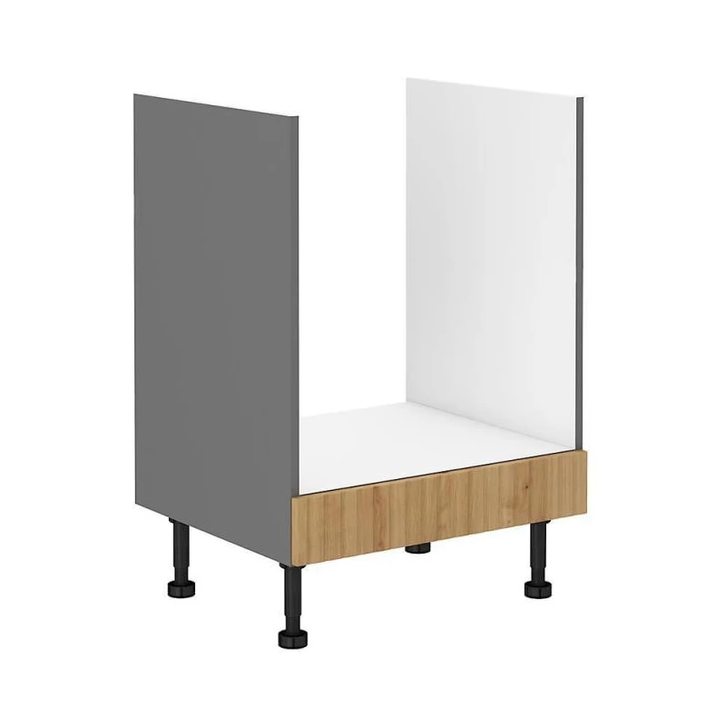 NOMIN Herdumbauschrank - Breite 60 cm, Artisan Eiche/Anthrazit