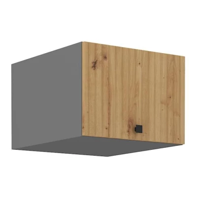 Oberschrank mit Flügeltüren NOMIN – Breite 50 cm, Artisan Eiche/Anthrazit