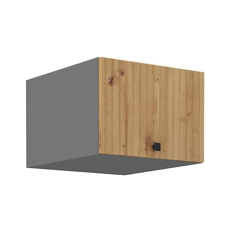 Oberschrank mit Flügeltüren NOMIN – Breite 50 cm, Artisan Eiche/Anthrazit