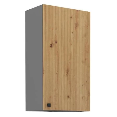 Hoher Hängeschrank NOMIN – Breite 50 cm, Artisan Eiche/Anthrazit