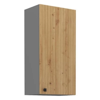 Hoher Hängeschrank NOMIN – Breite 45 cm, Artisan Eiche/Anthrazit