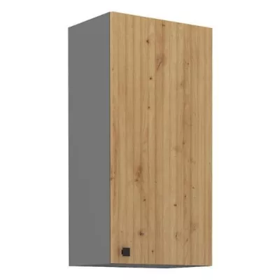 Hoher Hängeschrank NOMIN – Breite 45 cm, Artisan Eiche/Anthrazit