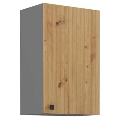 NOMIN Oberschrank mit 1 Tür - Breite 45 cm, Artisan Eiche/Anthrazit