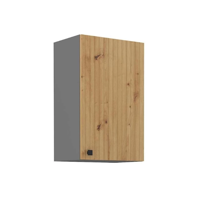 NOMIN Oberschrank mit 1 Tür - Breite 45 cm, Artisan Eiche/Anthrazit