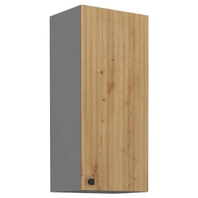 Hoher Hängeschrank NOMIN – Breite 40 cm, Artisan Eiche/Anthrazit